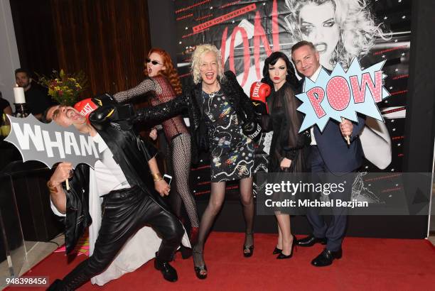 Producer Nikhil Ra, Musician Los Angela, Director/Photographer and Founder of Von Magazine Ellen Von Unwerth, Model Bryona Ashly and Co-Founder of...