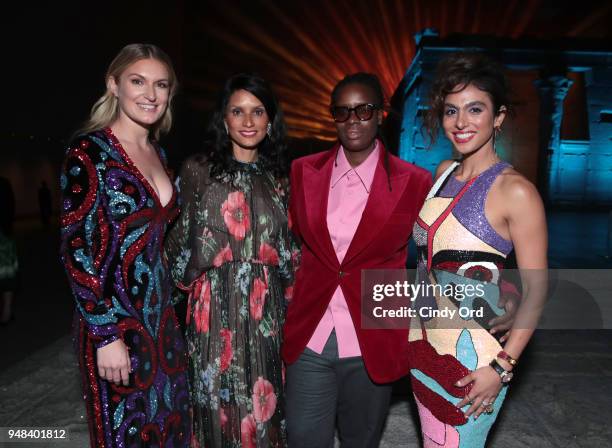 Gala Co-Chair, YoungArts Trustee Chair Sarah Arison, Racquel Chevremont, Mickalene Thomas, Shari Loeffler attends National YoungArts Foundation New...