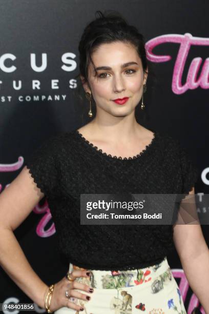 Molly Ephraim attends the Premiere Of Focus Features' "Tully" at Regal LA Live Stadium 14 on April 18, 2018 in Los Angeles, California.
