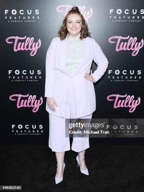 Shannon Purser arrives to the Los Angeles premiere of Focus Features' "Tully" held at Regal LA Live Stadium 14 on April 18, 2018 in Los Angeles,...