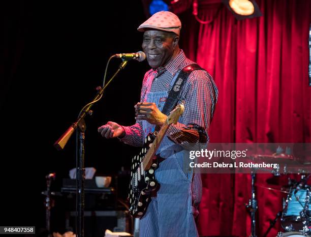 Buddy Guy performs live in concert at B.B. King Blues Club & Grill on April 18, 2018 in New York City.