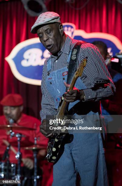 Buddy Guy performs live in concert at B.B. King Blues Club & Grill on April 18, 2018 in New York City.