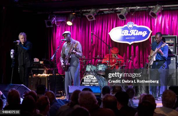 Buddy Guy performs live in concert at B.B. King Blues Club & Grill on April 18, 2018 in New York City.