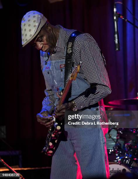 Buddy Guy performs live in concert at B.B. King Blues Club & Grill on April 18, 2018 in New York City.