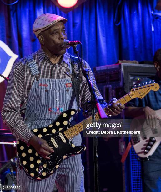 Buddy Guy performs live in concert at B.B. King Blues Club & Grill on April 18, 2018 in New York City.