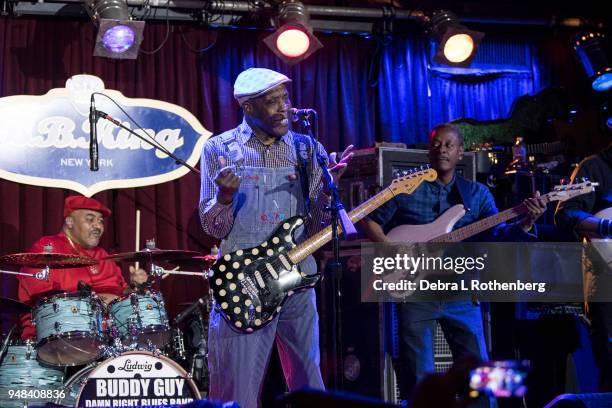 Buddy Guy performs live in concert at B.B. King Blues Club & Grill on April 18, 2018 in New York City.