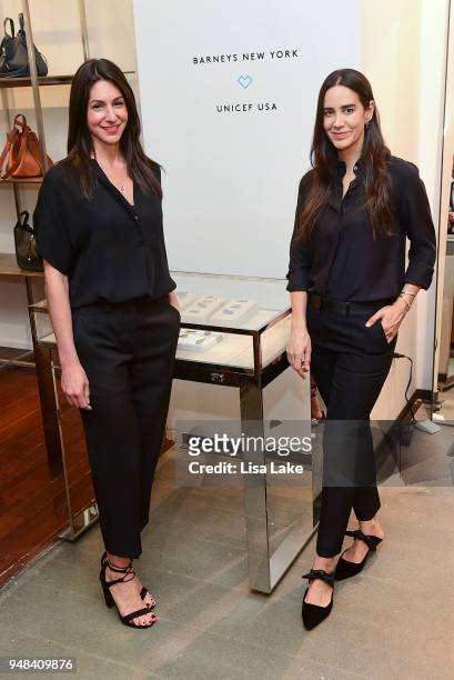 Denise Lomento and Ana Khouri attend Barneys New York Foundation Celebrates UNICEF USA at Barneys New York In Philadelphia, hosted by Jennifer...