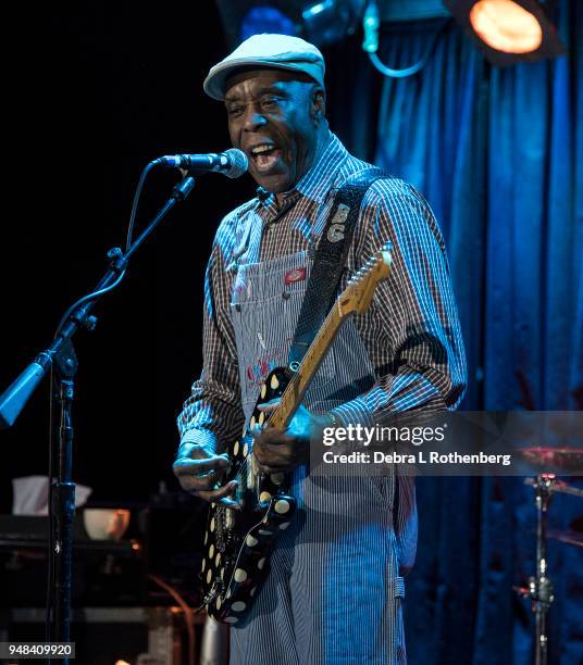 Buddy Guy performs live in concert at B.B. King Blues Club & Grill on April 18, 2018 in New York City.