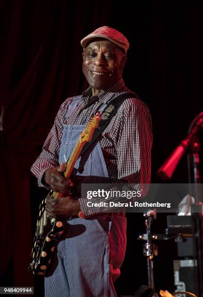 Buddy Guy performs live in concert at B.B. King Blues Club & Grill on April 18, 2018 in New York City.