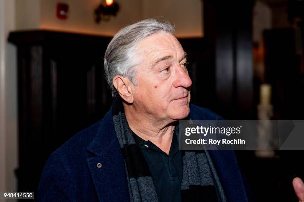 Robert De Niro attends the opening night party during the 2018 Tribeca Film Festival at Tavern On The Green on April 18, 2018 in New York City.