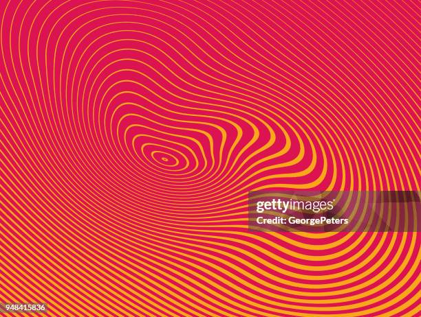 halftone pattern, abstract background of rippled, wavy lines - morphing stock illustrations
