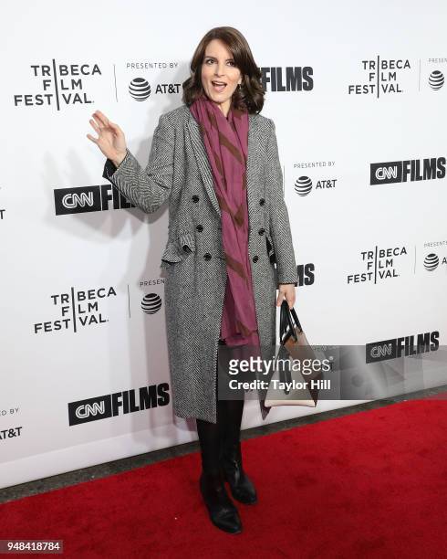 Tina Fey attends the Opening Night Gala of 'Love, Gilda' during the 2018 Tribeca Film Festival at Beacon Theatre on April 18, 2018 in New York City.