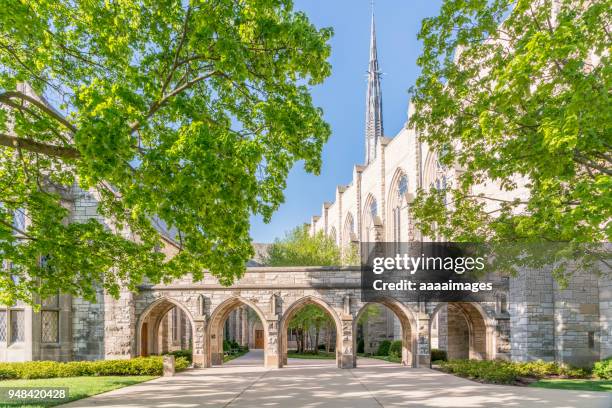 usa,illinois,northwestern university in chicago - northwestern universität stock-fotos und bilder
