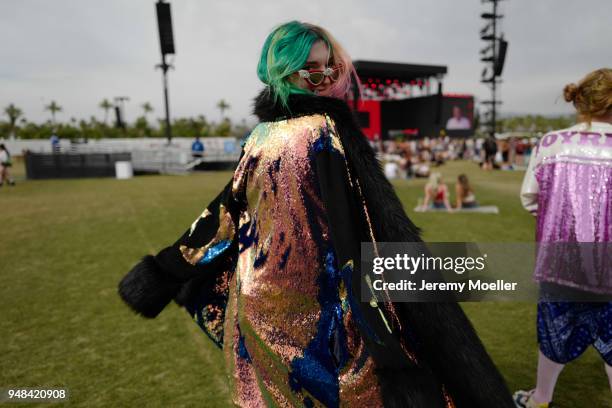 Dani Thorne during day 3 of the 2018 Coachella Valley Music & Arts Festival Weekend 1 on April 15, 2018 in Indio, California.