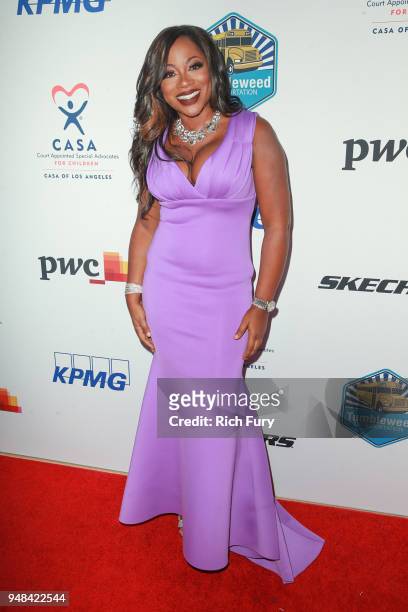 Bershan Shaw attends the CASA Of Los Angeles' 2018 Evening To Foster Dreams Gala at The Beverly Hilton Hotel on April 18, 2018 in Beverly Hills,...