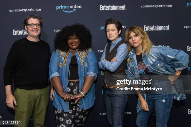 Bill Keith, Nicole Byer, Rhea Butcher, and Brooke Van Poppelen attend Prime Video & EW's Night of a Thousand Laughs at Hollywood Athletic Club on...