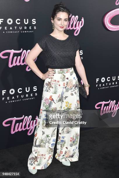 Molly Ephraim attends the "Tully" Los Angeles Premiere on April 18, 2018 in Los Angeles, California.