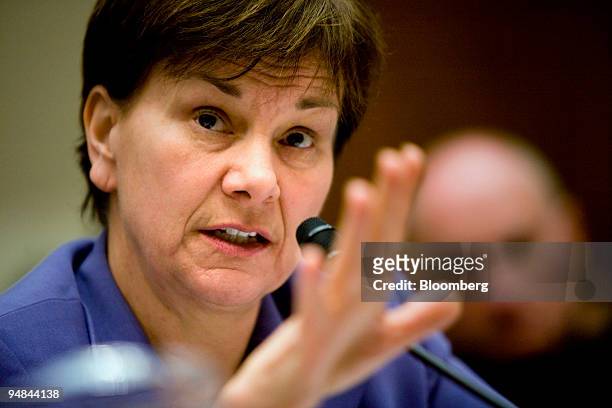 Janet Woodcock, director of the Center for Drug Evaluation and Research of the U.S. Food and Drug Administration, testifies at a House Oversight and...
