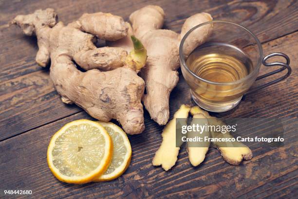 ginger and lemon - gember stockfoto's en -beelden