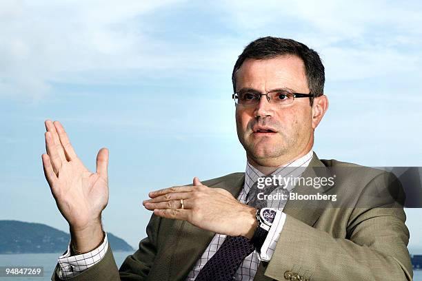 Tarek Robbiati, chief executive officer of CSL New World Mobility Ltd., speaks during an interview in Hong Kong, China, on Monday, May 5, 2008. CSL...