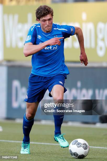 Sam Lammers of PSV during the Dutch Eredivisie match between Roda JC v PSV at the Parkstad Limburg Stadium on April 18, 2018 in Kerkrade Netherlands