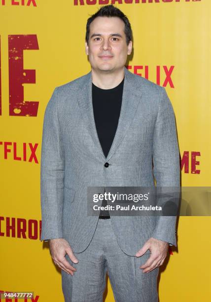 Director Mark Raso attends the premiere of Netflix's "Kodachrome" at ArcLight Cinemas on April 18, 2018 in Hollywood, California.