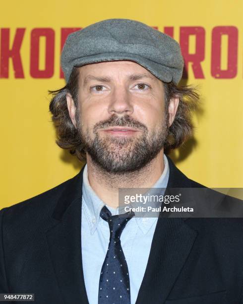 Actor Jason Sudeikis attends the premiere of Netflix's "Kodachrome" at ArcLight Cinemas on April 18, 2018 in Hollywood, California.