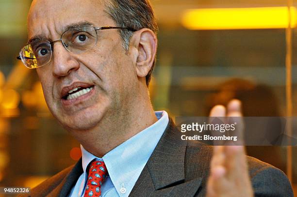 Michael Cherkasky, president and CEO of Marsh & McClennan Companies, Inc., speaks during an interview in New York Thursday, February 16, 2006.