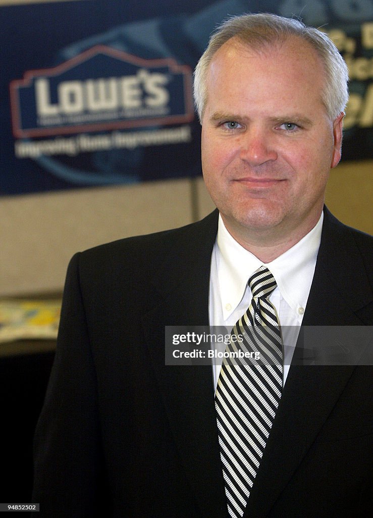 Robert Niblock, president of Lowe's Cos is seen at company h
