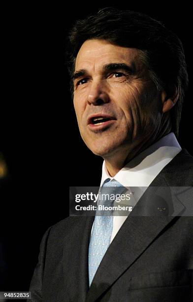 Governor of Texas Rick Perry addresses the Conservative Political Action Conference in Washington, D.C. On Friday, February 10, 2006.