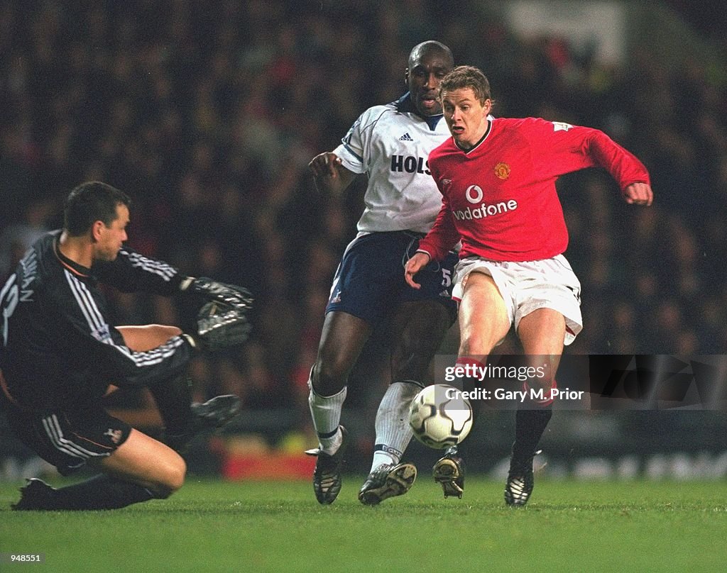 Ole Gunnar Solskjaer and Sol Campbell and Neil Sullivan