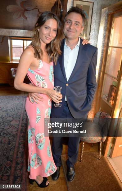 Jemima Jones and Ben Goldsmith attend the launch of new book "A Love Of Eating: Recipes From Tart London" by Lucy Carr-Ellison and Jemima Jones at 5...