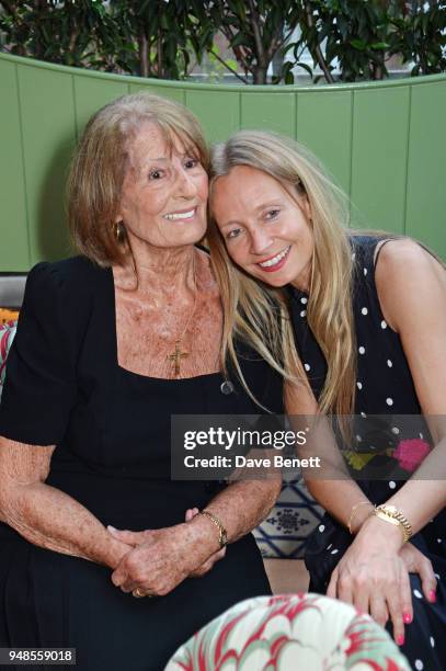 Lady Annabel Goldsmith and Martha Ward attend the launch of new book "A Love Of Eating: Recipes From Tart London" by Lucy Carr-Ellison and Jemima...