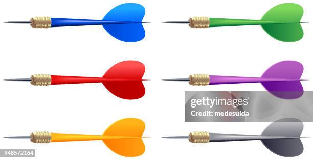 dart leisure game arrow - throwing darts stock illustrations