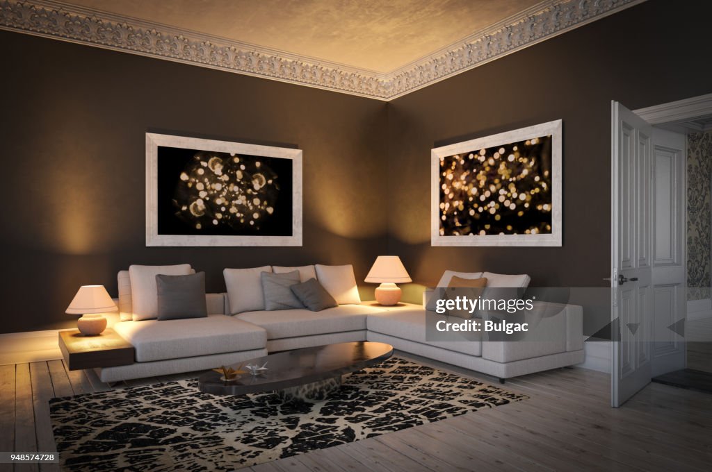 Scandinavische woonkamer