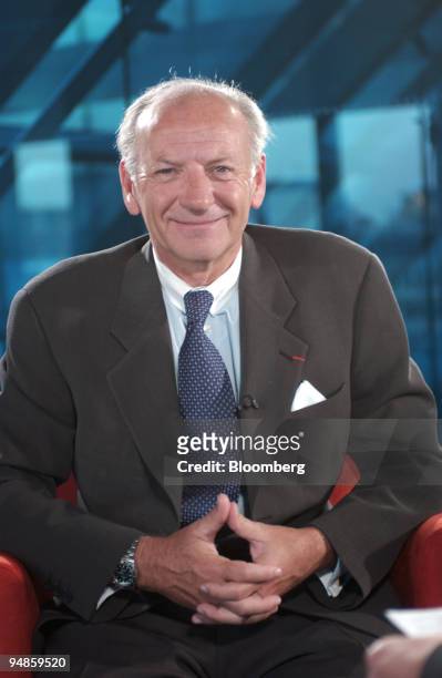Jean-Pierre Garnier, chief executive of GlaxoSmithKline Plc pauses during an interview in London, Wednesday, November 30, 2004.
