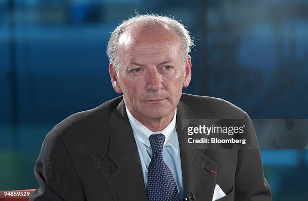 Jean-Pierre Garnier, chief executive of GlaxoSmithKline Plc pauses during an interview in London, Wednesday, November 30, 2004.