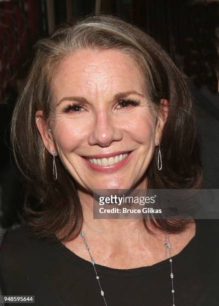Melissa Gilbert poses at the opening night after party for Irish Rep's production of "The Seafarer"at Crompton Ale House on April 18, 2018 in New...