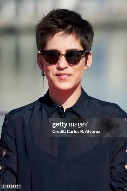 Actress Maria Leon attends 'Sin Fin' phtocall during the 21th Malaga Film Festival on April 19, 2018 in Malaga, Spain.