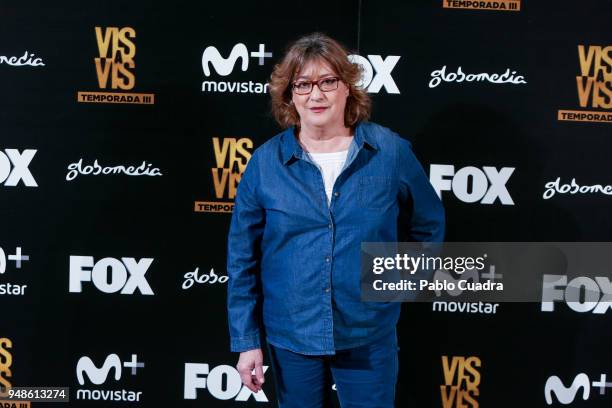 Actress Ana Marzoa attends the 'Vis A Vis' photocall at VP Plaza de Espana Hotel on April 19, 2018 in Madrid, Spain.