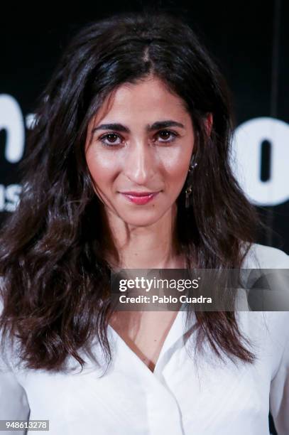 Actress Alba Flores attends the 'Vis A Vis' photocall at VP Plaza de Espana Hotel on April 19, 2018 in Madrid, Spain.