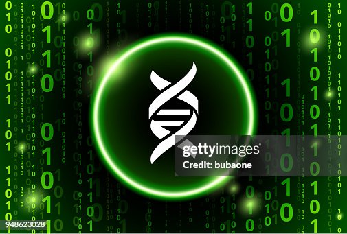 DNA Binary Code Vector Pattern Background DNA Binary Code Vector Pattern Background