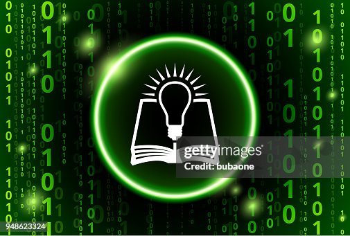 Book Idea Binary Code Vector Pattern Background Book Idea Binary Code Vector Pattern Background