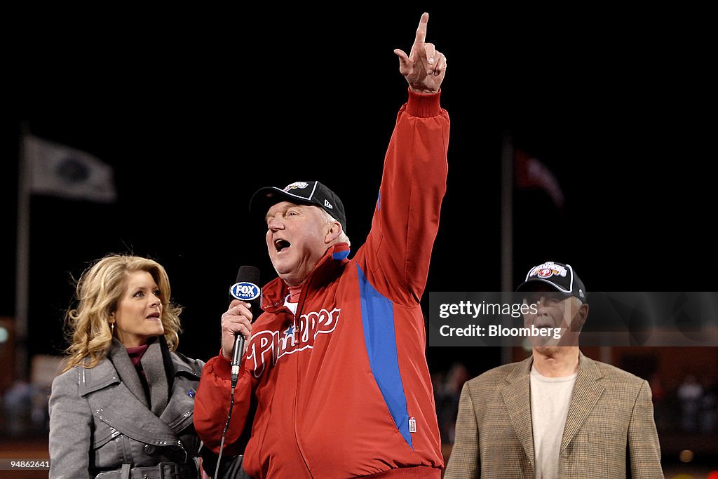 Charlie Manuel, manager of the Philadelphia Phillies, speaks