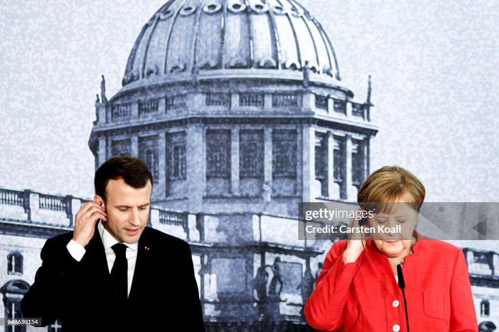 Emmanuel Macron Visits Berlin