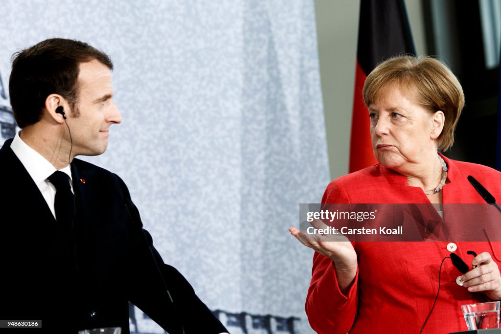 Emmanuel Macron Visits Berlin