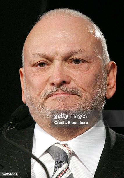 Jack Kay, president and COO of the Apotex Inc., a Canadian maker of generic drugs, is seen during a ceremony opening one of the company's new plants...
