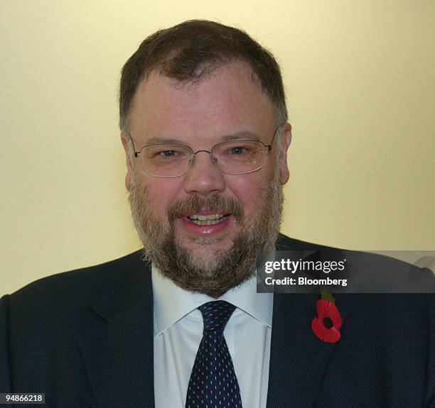 Iain Ferguson, chief executive of Tate & Lyle poses in the Bloomberg office in London, Thursday, November 4, 2004. Tate & Lyle Plc, Europe's biggest...