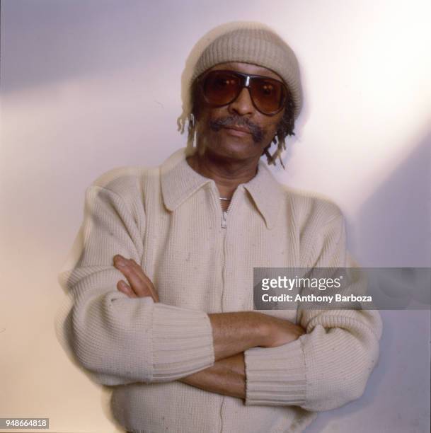 Portrait of American Jazz musician Cecil Taylor , New York, 1980s.