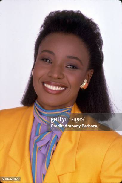 Portrait of American restaurateur and television host B Smith , New York, 1990s.